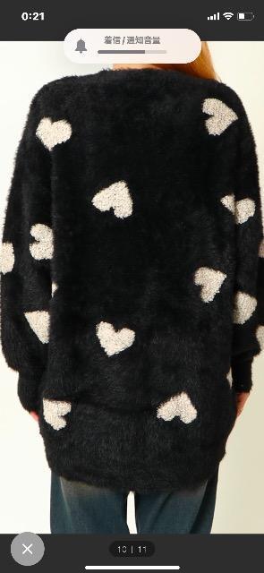 ハート;;可愛いふんわり肉厚なニットカーディガン美品 < 女性ファッション ハート;;可愛いふんわり肉厚なニットカーディガン美品 < 女性ファッションの