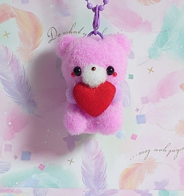 ハンドメイド♪ポンポンマスコット『ハート持ちくま天使』赤ハートD < ペット/手芸/園芸 ハンドメイド♪ポンポンマスコット『ハート持ちくま天使』赤ハートD < ペット/手芸/園芸の