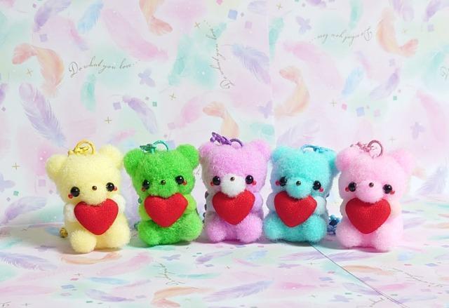 ハンドメイド♪ポンポンマスコット『ハート持ちくま天使』赤ハートD < ペット/手芸/園芸 ハンドメイド♪ポンポンマスコット『ハート持ちくま天使』赤ハートD < ペット/手芸/園芸の