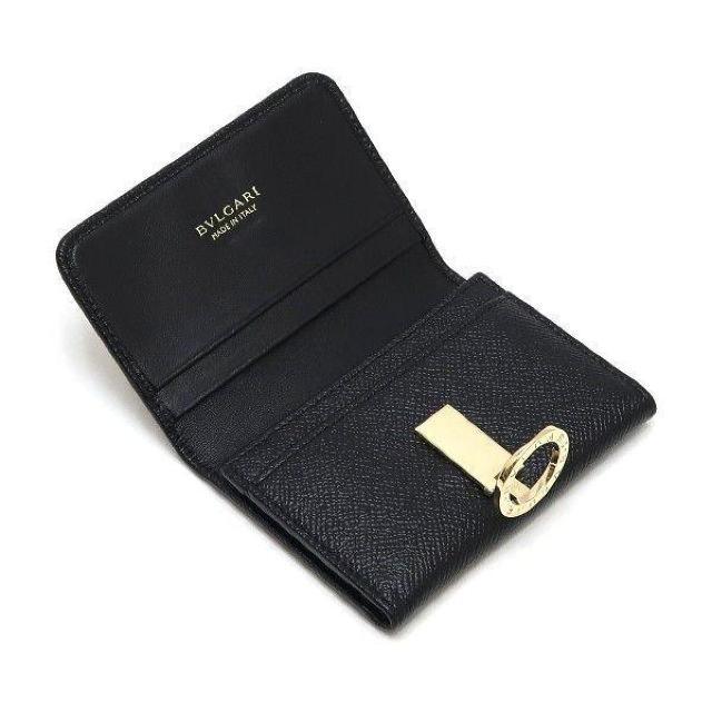 ◆ 本物 美品 ◆ BVLGARI ブルガリ カードホルダー カードケース 名刺入れ レザー ブラック 黒 人気 280520 < ブランド  ◆ 本物 美品 ◆ BVLGARI ブルガリ カードホルダー カードケース 名刺入れ レザー ブラック 黒 人気 280520 < ブランドの