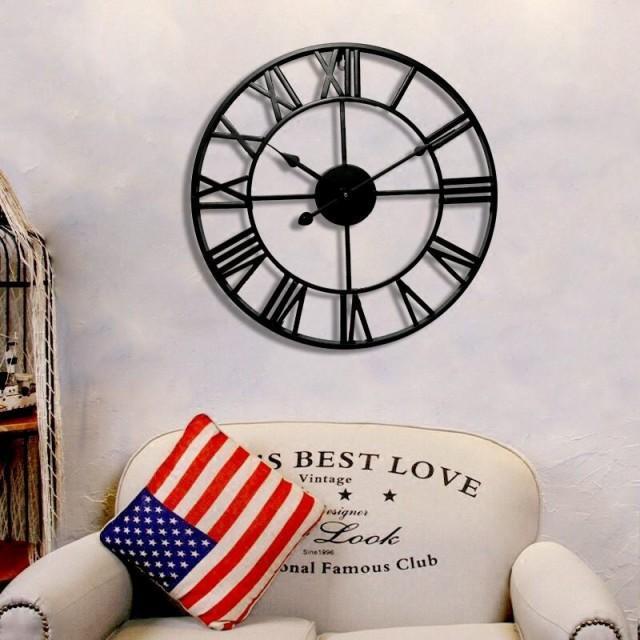 掛け時計 大きなアイアンフレーム < インテリア/ライフ 掛け時計 大きなアイアンフレーム < インテリア/ライフの