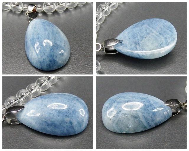 一点物天然石アクアマリンペンダント水晶6mmネックレス808-051RYZa < 女性アクセサリー/時計  一点物天然石アクアマリンペンダント水晶6mmネックレス808-051RYZa < 女性アクセサリー/時計の