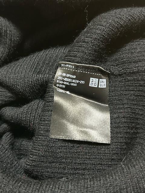 ユニクロ エクストラファインメリノリブタートルネックセーター 長袖ニット 長袖セーター 黒 ブラック M < ブランド ユニクロ エクストラファインメリノリブタートルネックセーター 長袖ニット 長袖セーター 黒 ブラック M < ブランドの