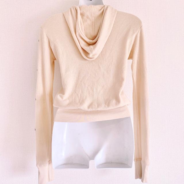 ベージュ黒リボンストーンフードパーカーアウターインポート < 女性ファッション ベージュ黒リボンストーンフードパーカーアウターインポート < 女性ファッションの