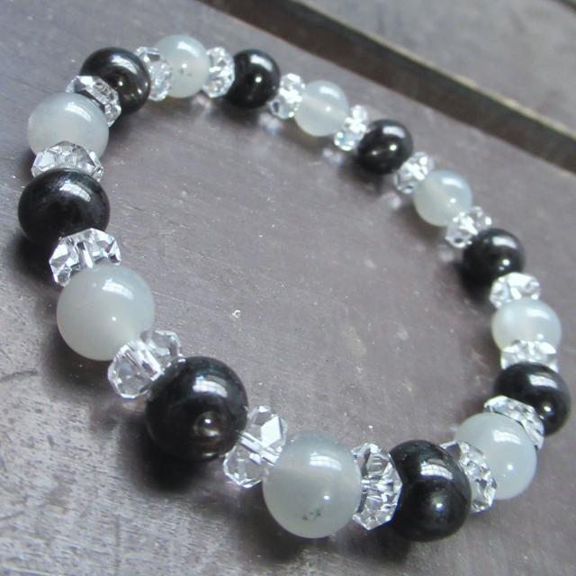 ライトグレームーンストーンxハイパーシーンxカット水晶 < 男性アクセサリー/時計 ライトグレームーンストーンxハイパーシーンxカット水晶 < 男性アクセサリー/時計の