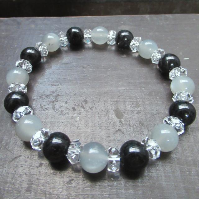 ライトグレームーンストーンxハイパーシーンxカット水晶 < 男性アクセサリー/時計 ライトグレームーンストーンxハイパーシーンxカット水晶 < 男性アクセサリー/時計の