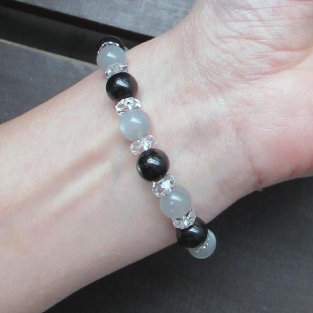 ライトグレームーンストーンxハイパーシーンxカット水晶 < 男性アクセサリー/時計 ライトグレームーンストーンxハイパーシーンxカット水晶 < 男性アクセサリー/時計の