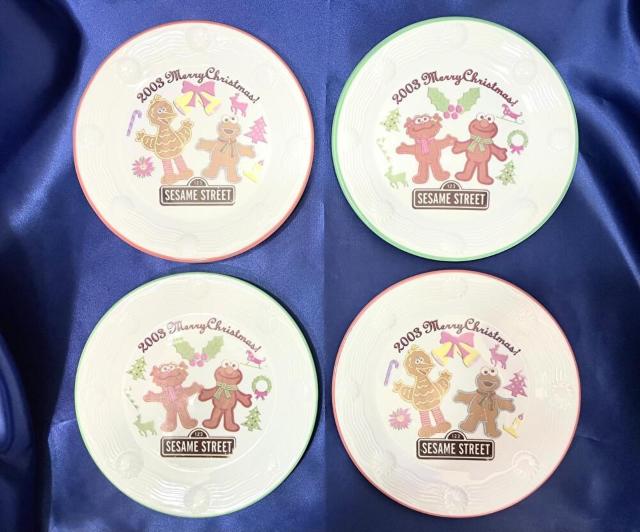 ■良品【SESAMI STREET/セサミストリート】小皿4枚■ < インテリア/ライフ  ■良品【SESAMI STREET/セサミストリート】小皿4枚■  < インテリア/ライフの