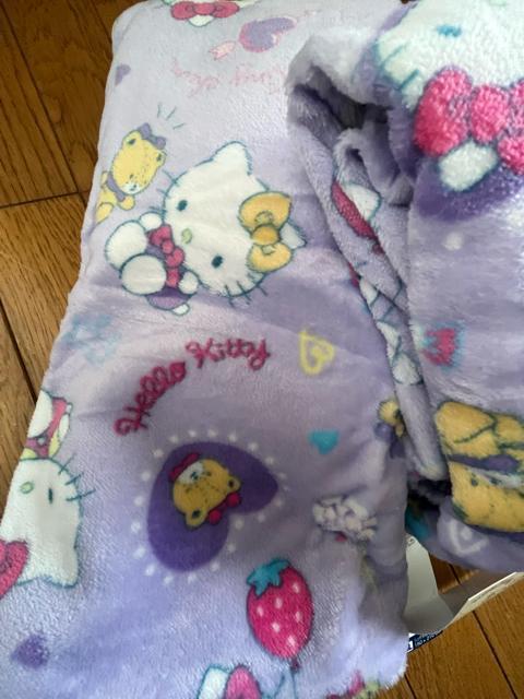 暖か素材!ふわりモコモコ!キティちゃん柄!シングルロングサイズ!暖か掛け布団カバー!新品!150×210センチ < インテリア/ライフ  暖か素材!ふわりモコモコ!キティちゃん柄!シングルロングサイズ!暖か掛け布団カバー!新品!150×210センチ < インテリア/ライフの