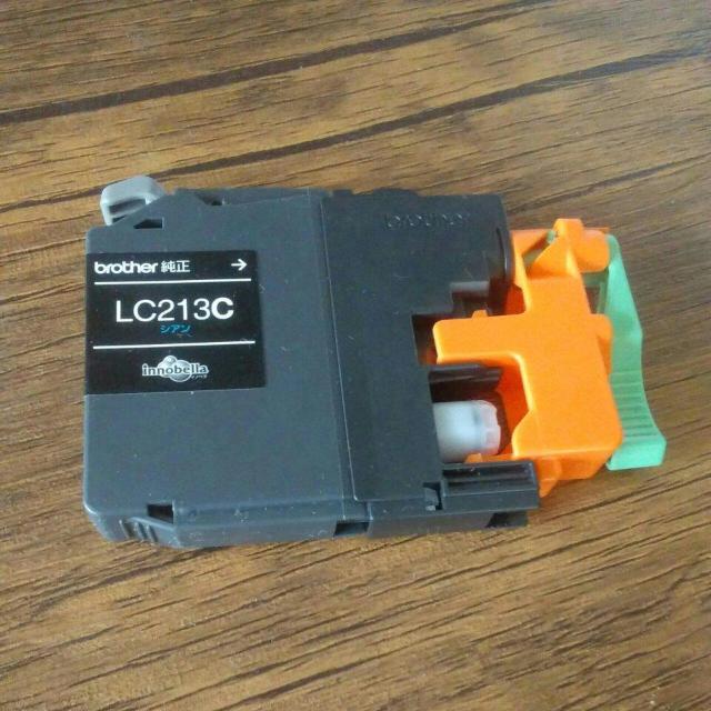 使用済み LC213-C シアン インク brother 送料込み < PC本体/周辺機器  使用済み LC213-C シアン インク brother 送料込み  < PC本体/周辺機器の