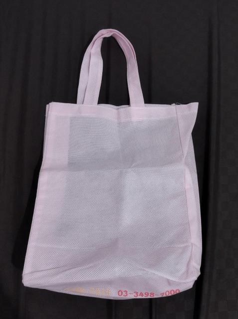 らくらく庵 楽美身 ピンク不織布 エコバッグ < 女性ファッション  らくらく庵 楽美身 ピンク不織布 エコバッグ < 女性ファッションの