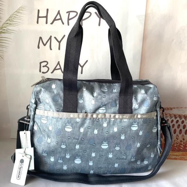 ★新品未使用★LeSportsac レスポートサック  トトロ グレー 2WAYトートバッグ  マザーズバッグ 3356 送料無料 < 女性ファッション  ★新品未使用★LeSportsac レスポートサック  トトロ グレー 2WAYトートバッグ  マザーズバッグ 3356 送料無料  < 女性ファッションの