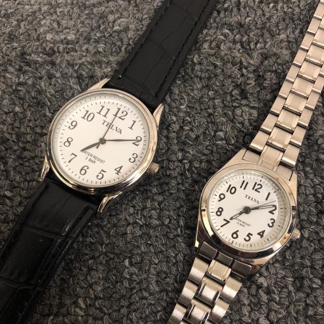 TELVA 腕時計 2本セット ペアセット TE-AL010 TE-AM146 < 男性アクセサリー/時計 TELVA 腕時計 2本セット ペアセット TE-AL010 TE-AM146 < 男性アクセサリー/時計の