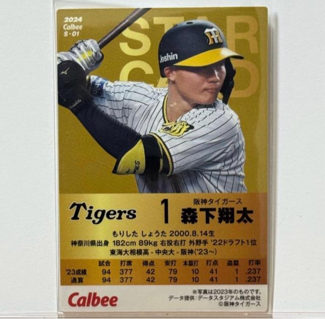 【ファースト金箔サインカード】 森下翔太 プロ野球チップス 2024 カルビー < レジャー/スポーツ 【ファースト金箔サインカード】 森下翔太 プロ野球チップス 2024 カルビー < レジャー/スポーツの