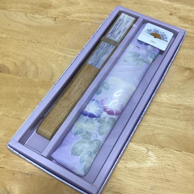 ☆新品!扇子セット・あさがお柄 < 女性ファッション ☆新品!扇子セット・あさがお柄 < 女性ファッションの