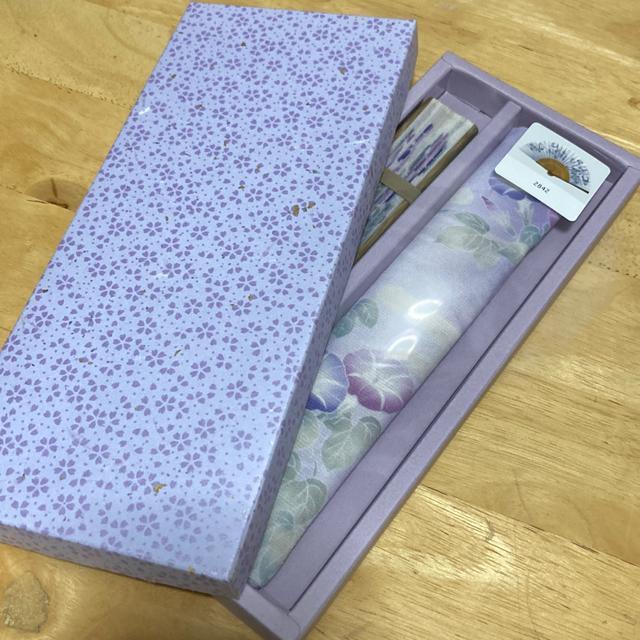 ☆新品!扇子セット・あさがお柄 < 女性ファッション ☆新品!扇子セット・あさがお柄 < 女性ファッションの