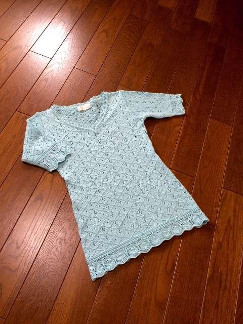 【美品】日本製◆上質レース◆ライン美鍵編み春夏チュニック < 女性ファッション  【美品】日本製◆上質レース◆ライン美鍵編み春夏チュニック  < 女性ファッションの