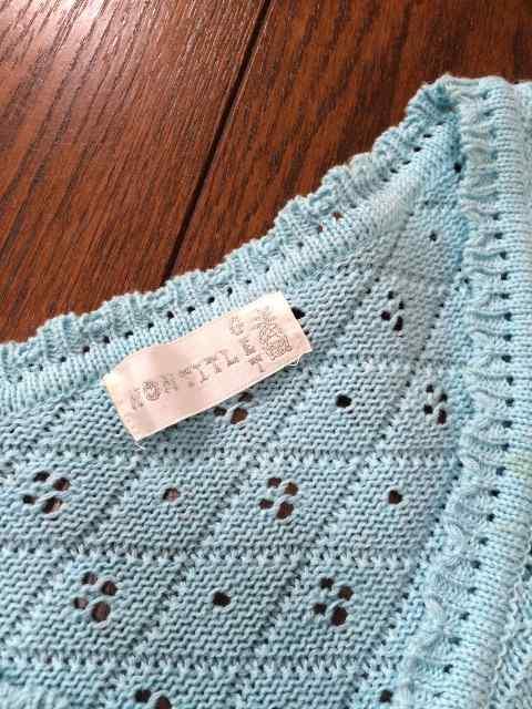 【美品】日本製◆上質レース◆ライン美鍵編み春夏チュニック < 女性ファッション  【美品】日本製◆上質レース◆ライン美鍵編み春夏チュニック < 女性ファッションの