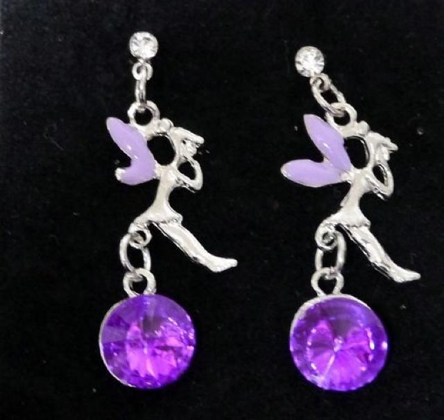 新品 ゴスロリ姫系アンティーク風妖精フェアリーピアス 紫 < 女性アクセサリー/時計 新品 ゴスロリ姫系アンティーク風妖精フェアリーピアス 紫 < 女性アクセサリー/時計の