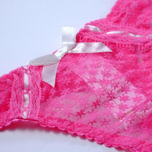 花柄メッシュの可愛いタンガショーツ ラズベリー < 女性ファッション 花柄メッシュの可愛いタンガショーツ ラズベリー < 女性ファッションの