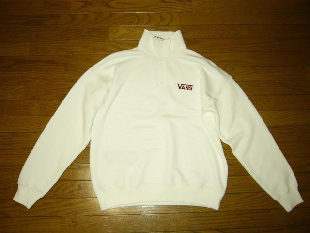 新品 VANS バンズ ハーフ ジップ スウェット S 白 ユニセックス < ブランド 新品 VANS バンズ ハーフ ジップ スウェット S 白 ユニセックス < ブランドの