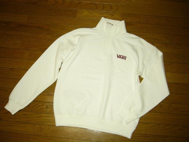 新品 VANS バンズ ハーフ ジップ スウェット S 白 ユニセックス < ブランド 新品 VANS バンズ ハーフ ジップ スウェット S 白 ユニセックス < ブランドの