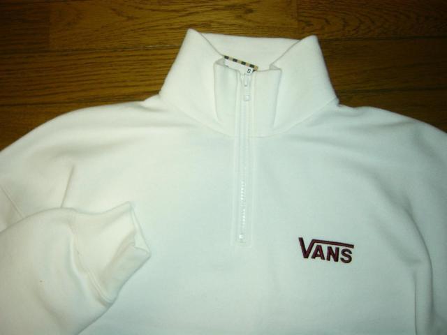新品 VANS バンズ ハーフ ジップ スウェット S 白 ユニセックス < ブランド 新品 VANS バンズ ハーフ ジップ スウェット S 白 ユニセックス < ブランドの