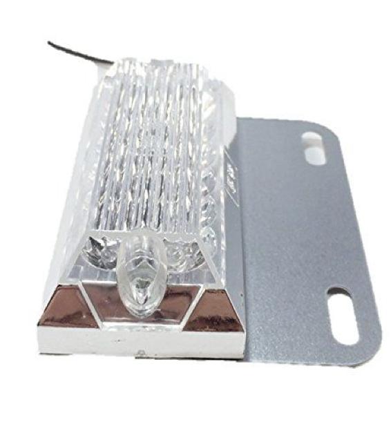 トラック 用 角型 12 LED サイド マーカー ランプ  24V ホワイト 10個セット < 自動車/バイク トラック 用 角型 12 LED サイド マーカー ランプ  24V ホワイト 10個セット < 自動車/バイク