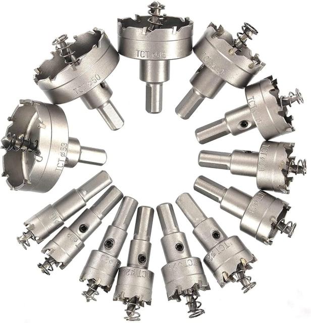 超硬ホールソー ホールカッター HSSドリルビット 13本セット < ペット/手芸/園芸  超硬ホールソー ホールカッター HSSドリルビット 13本セット  < ペット/手芸/園芸の