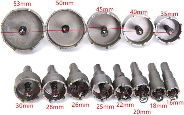 超硬ホールソー ホールカッター HSSドリルビット 13本セット < ペット/手芸/園芸  超硬ホールソー ホールカッター HSSドリルビット 13本セット < ペット/手芸/園芸の