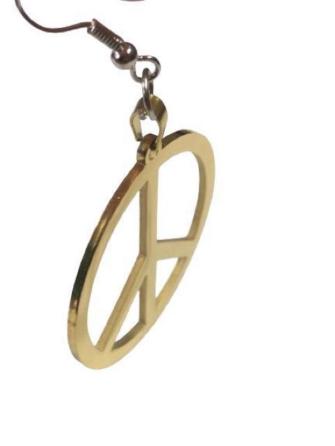 ピースマーク モチーフ ピアス ゴールド ステンレス メンズ レディース ユニセックス ジュエリー アクセサリー 平和 < 男性アクセサリー/時計  ピースマーク モチーフ ピアス ゴールド ステンレス メンズ レディース ユニセックス ジュエリー アクセサリー 平和 < 男性アクセサリー/時計の