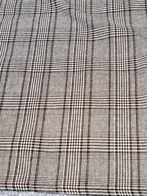 新品タグ付き 袖シフォン素材リボン付きグレンチェックカットソー☆ < 女性ファッション  新品タグ付き 袖シフォン素材リボン付きグレンチェックカットソー☆ < 女性ファッションの