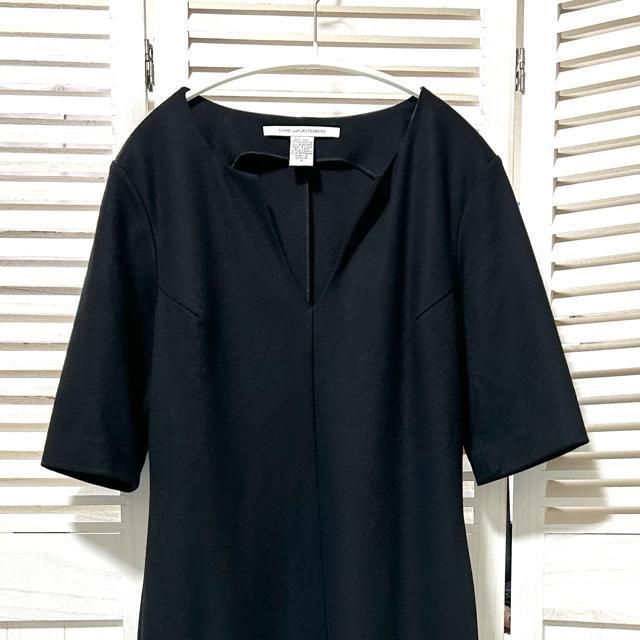 美品 ダイアンフォンファステンバーグ ウール ワンピース 10 < ブランド  美品 ダイアンフォンファステンバーグ ウール ワンピース 10 < ブランドの