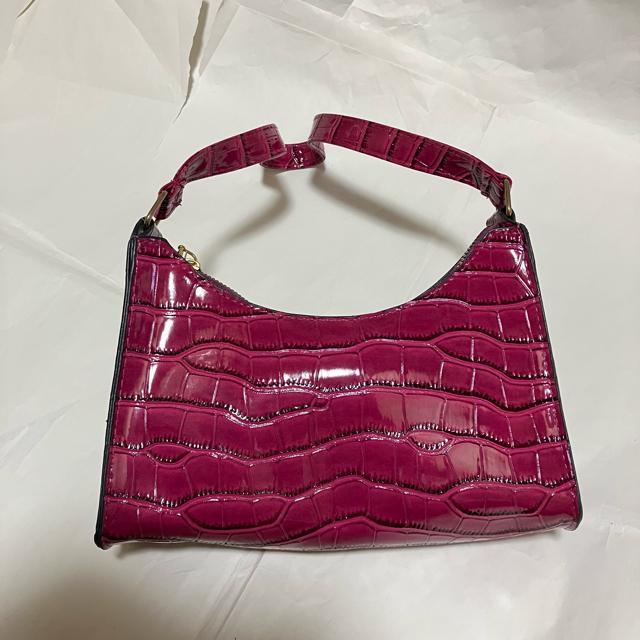 【ノーブランド扱い】 クロコ柄 / ミニハンドバッグ / パープル < 女性ファッション  【ノーブランド扱い】 クロコ柄 / ミニハンドバッグ / パープル  < 女性ファッションの