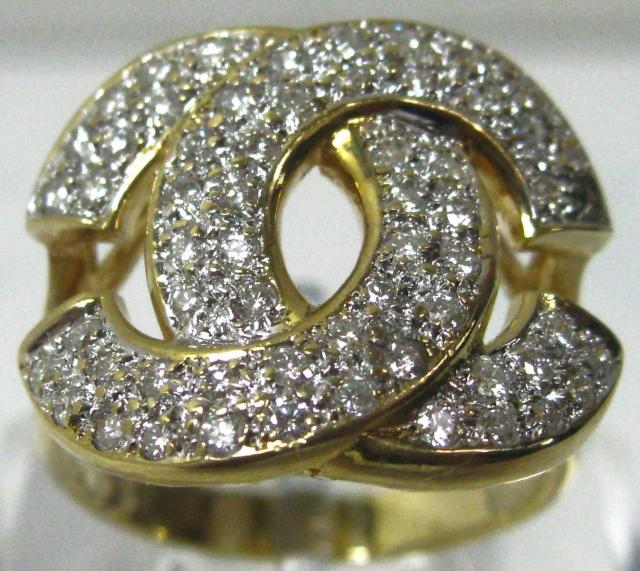 K18 18金 リング 指輪 パヴェ ダイヤ 0.75ct サイズ #17.5 < 女性アクセサリー/時計 K18 18金 リング 指輪 パヴェ ダイヤ 0.75ct サイズ #17.5 < 女性アクセサリー/時計の