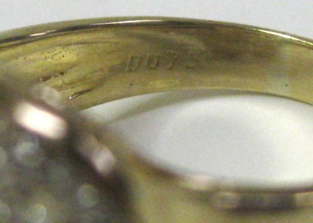 K18 18金 リング 指輪 パヴェ ダイヤ 0.75ct サイズ #17.5 < 女性アクセサリー/時計 K18 18金 リング 指輪 パヴェ ダイヤ 0.75ct サイズ #17.5 < 女性アクセサリー/時計の