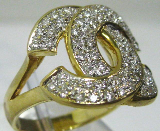 K18 18金 リング 指輪 パヴェ ダイヤ 0.75ct サイズ #17.5 < 女性アクセサリー/時計 K18 18金 リング 指輪 パヴェ ダイヤ 0.75ct サイズ #17.5 < 女性アクセサリー/時計の