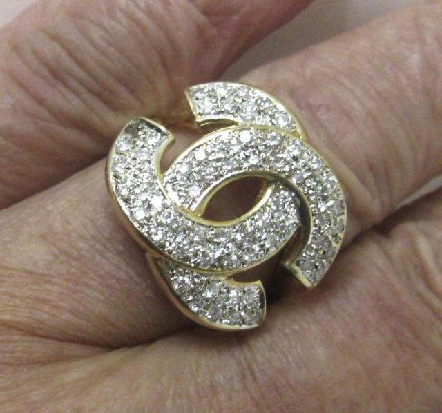 K18 18金 リング 指輪 パヴェ ダイヤ 0.75ct サイズ #17.5 < 女性アクセサリー/時計 K18 18金 リング 指輪 パヴェ ダイヤ 0.75ct サイズ #17.5 < 女性アクセサリー/時計の