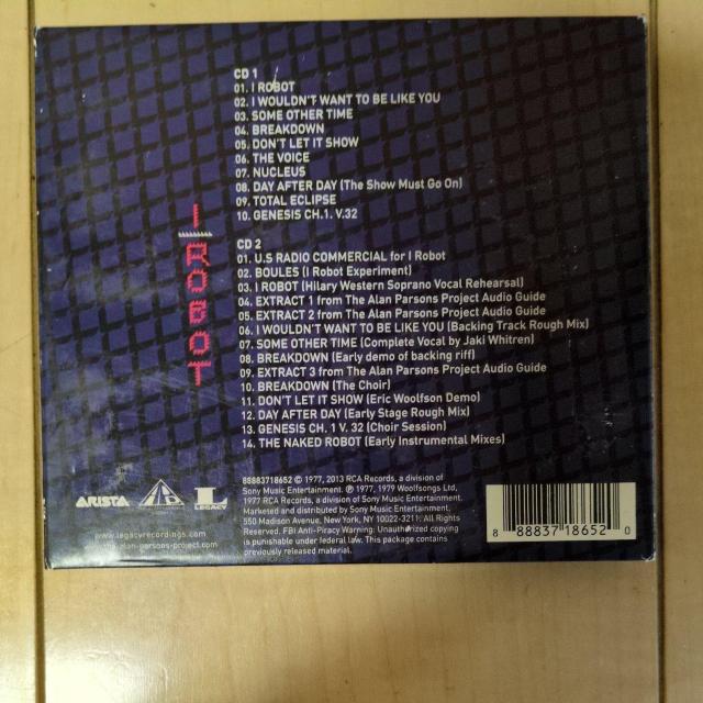 アランパーソンズプロジェクト /I RBOT レガシーエディション 2CD < CD/DVD/ビデオ アランパーソンズプロジェクト /I RBOT レガシーエディション 2CD < CD/DVD/ビデオの