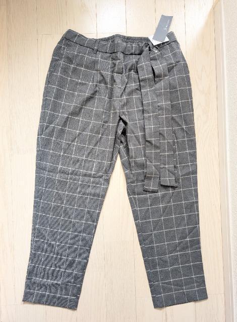 LL★grancontro★ベルメゾン★共布ベルト付き格子柄パンツ★新品★送料無料 < 女性ファッション LL★grancontro★ベルメゾン★共布ベルト付き格子柄パンツ★新品★送料無料 < 女性ファッションの