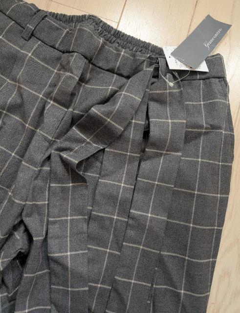 LL★grancontro★ベルメゾン★共布ベルト付き格子柄パンツ★新品★送料無料 < 女性ファッション LL★grancontro★ベルメゾン★共布ベルト付き格子柄パンツ★新品★送料無料 < 女性ファッションの