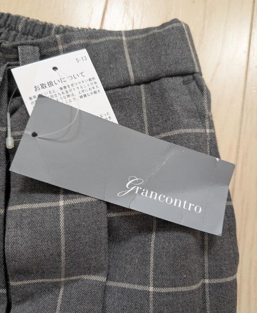 LL★grancontro★ベルメゾン★共布ベルト付き格子柄パンツ★新品★送料無料 < 女性ファッション LL★grancontro★ベルメゾン★共布ベルト付き格子柄パンツ★新品★送料無料 < 女性ファッションの