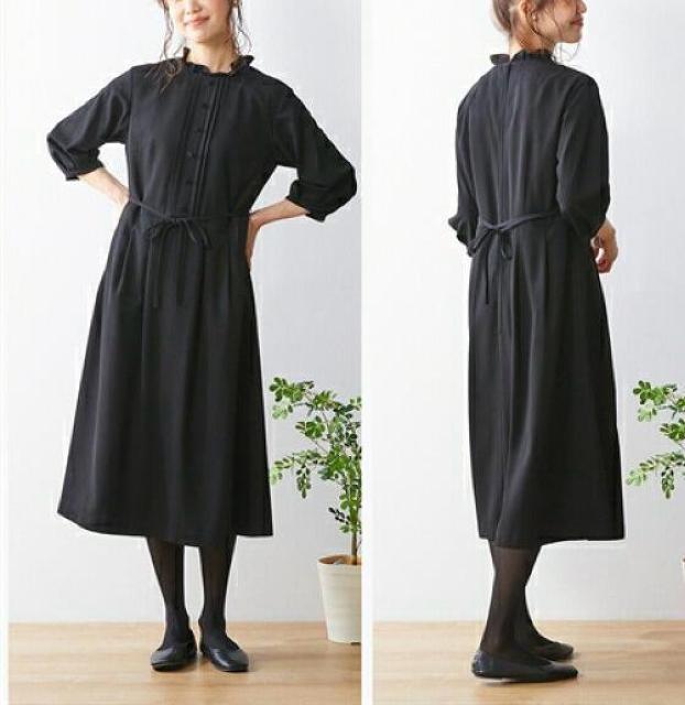 新品☆3L喪服礼服ナチュラル系おしゃれさん向き黒ワンピーススーツR234 < 女性ファッション 新品☆3L喪服礼服ナチュラル系おしゃれさん向き黒ワンピーススーツR234 < 女性ファッションの