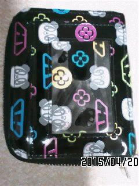 ラバーズハウス・マルチカラーパンダモノグラム柄二つ折り財布 < ブランド  ラバーズハウス・マルチカラーパンダモノグラム柄二つ折り財布 < ブランドの