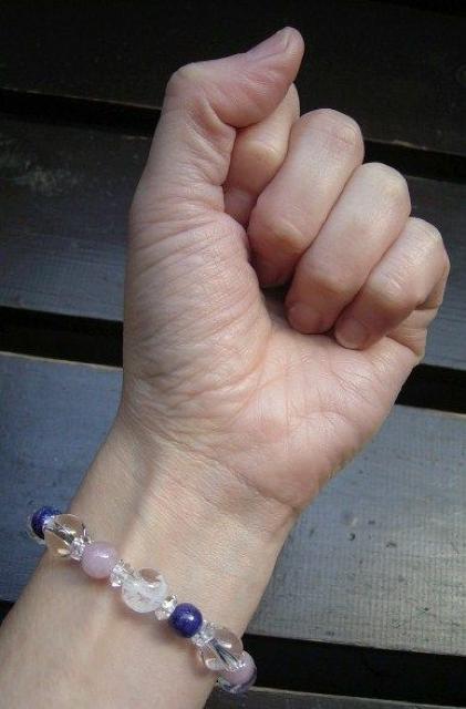 *風水四神*ラピスラズリxディープローズクォーツx水晶 < 女性アクセサリー/時計 *風水四神*ラピスラズリxディープローズクォーツx水晶 < 女性アクセサリー/時計の