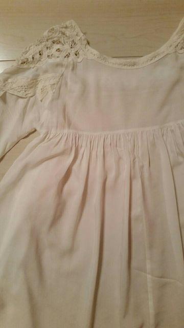 ●FREES SHOP●オフホワイト シフォン刺繍ワンピ/sizeM < ブランド  ●FREES SHOP●オフホワイト シフォン刺繍ワンピ/sizeM < ブランドの