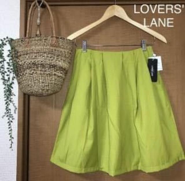 限定SALE●定価5,400円【新品】LOVER'S LANE●グリーンカラー フレアスカート < 女性ファッション  限定SALE●定価5,400円【新品】LOVER'S LANE●グリーンカラー フレアスカート  < 女性ファッションの