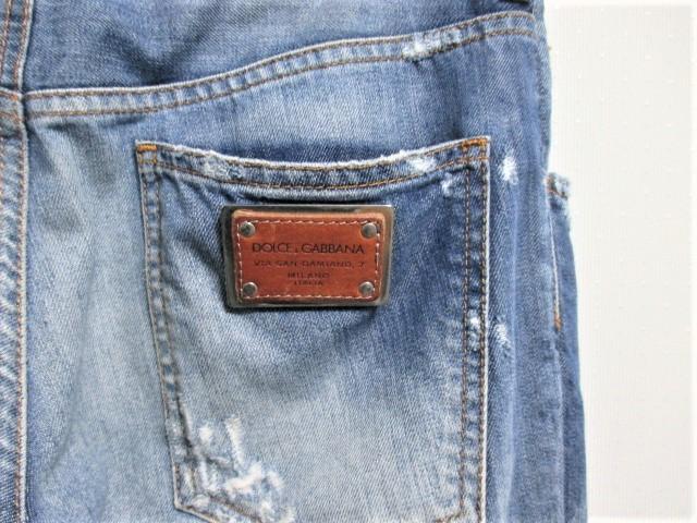 ☆ドルチェ&ガッバーナ ヴィンテージ加工 くるぶし丈 デニムパンツ/メンズ/46 < ブランド ☆ドルチェ&ガッバーナ ヴィンテージ加工 くるぶし丈 デニムパンツ/メンズ/46 < ブランドの