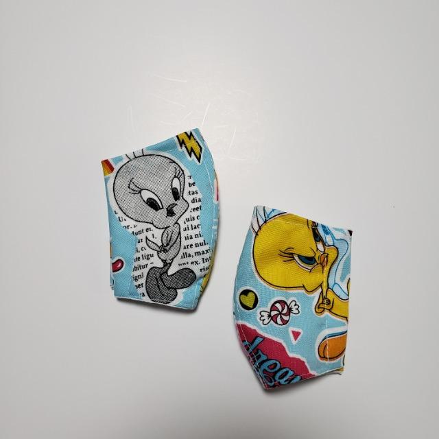 夏【限定】★ 子供N25 Tweety 接触冷感立体マスク 2枚(*^^*)ハンドメイド < 女性ファッション 夏【限定】★ 子供N25 Tweety 接触冷感立体マスク 2枚(*^^*)ハンドメイド < 女性ファッションの