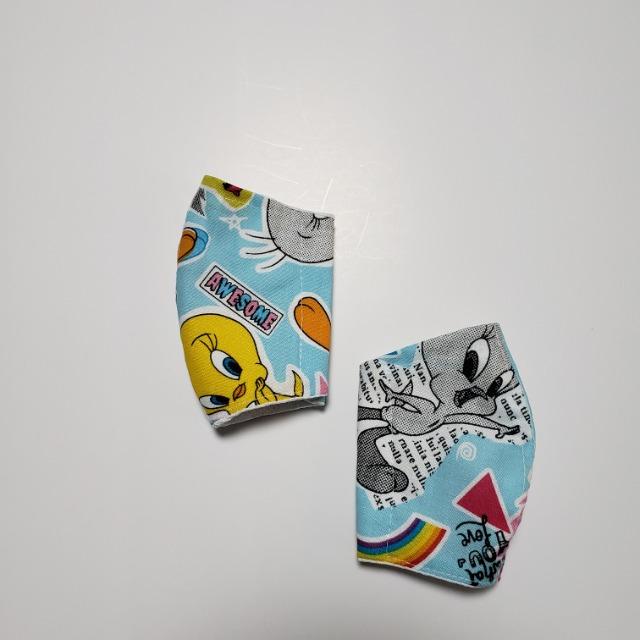 夏【限定】★ 子供N25 Tweety 接触冷感立体マスク 2枚(*^^*)ハンドメイド < 女性ファッション 夏【限定】★ 子供N25 Tweety 接触冷感立体マスク 2枚(*^^*)ハンドメイド < 女性ファッションの